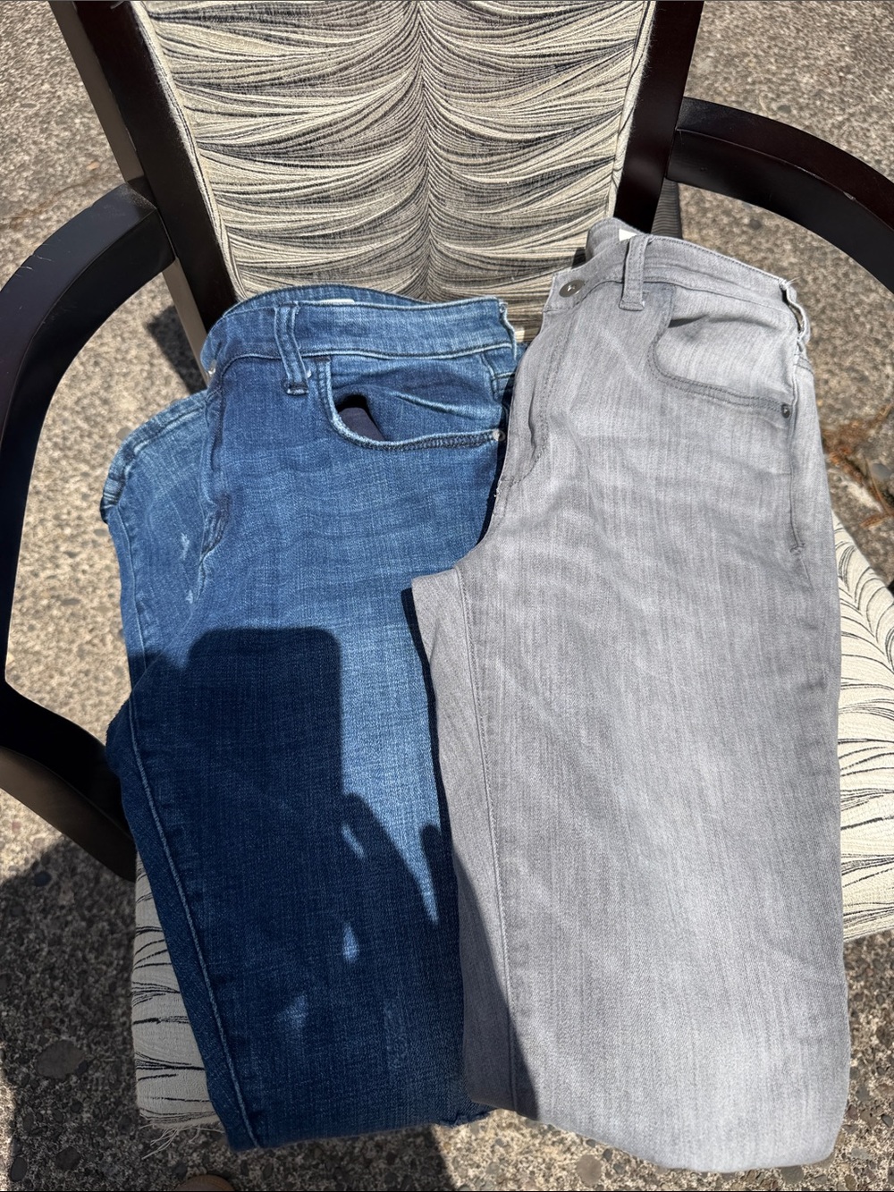 2 - Pilcro and the Letterpress Medium Blue Straight-Leg Jeans